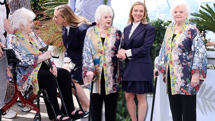 95 yaşındaki June Squibb, Scarlett Johansson'ın yönettiği filmde başrol oynayarak Cannes'da alkışlandı