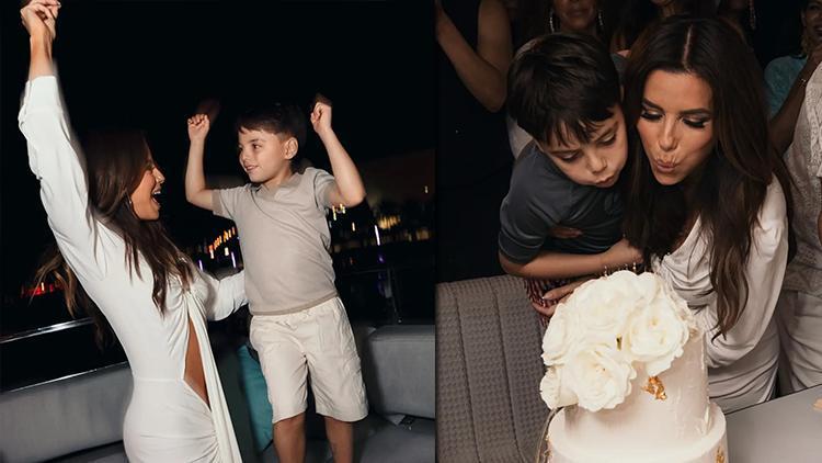 Eva Longoria, annelikle birlikte kamera karşısında değişti!