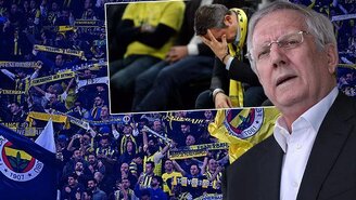 Fenerbahçe tribünlerinden yönetim protestosu: 'Ali Koç istifa' ve 'Aziz Yıldırım' tezahüratları