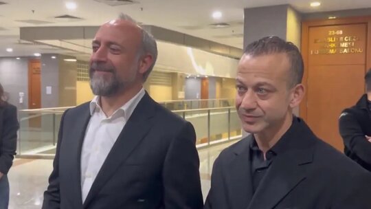 Halit Ergenç ve Rıza Kocaoğlu yalan tanıklık iddiasıyla hakim karşısında