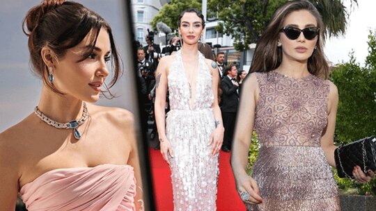 Hande Erçel, Birce Akalay ve Damla Sönmez Cannes Film Festivali'nde!