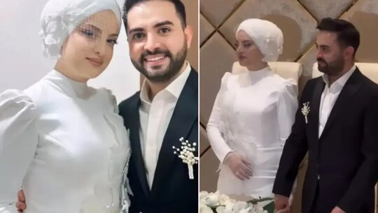 Kadir Ezildi ve Gamze Türkmen evlendi, mutluluğa adım attılar
