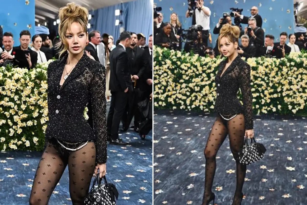 Dünyaca ünlü KPOP yıldızı Lisa'nın Met Gala'da giydiği kıyafet, sosyal...