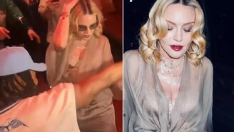 Madonna, genç sevgilisiyle çılgın doğum günü partisinde!
