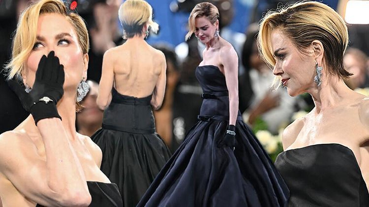 Nicole Kidman, Met Gala'da saçlarını kestirerek geceye damga vurdu!