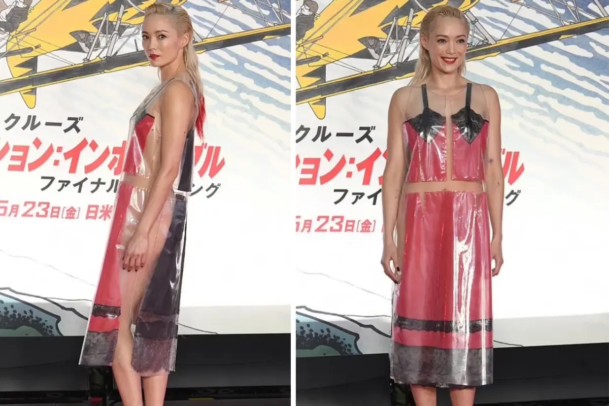 Pom Klementieff'in şeffaf elbisesiyle Tokyo galasına damga vurdu