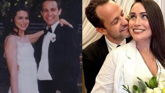 Ünlü oyuncu boşandığı kocasına yeniden aşık oldu, yıllar sonra tekrar evlendi! Rena Sofer ve Sanford Bookstaver'dan romantik sürpriz