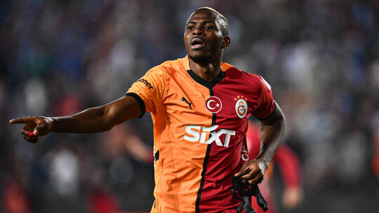 Galatasaray'ın Ziraat Türkiye Kupası şampiyonluğunda önemli rol oynayan Victor...