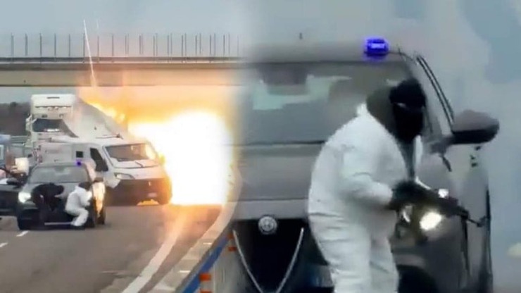 İtalya'daki Zırhlı Araç Soygununda Saldırganlar Patlayıcı Kullandı