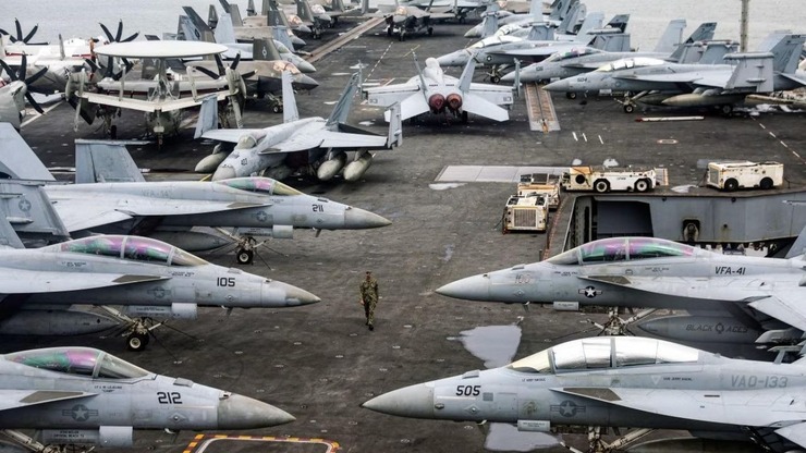 ABD İran Operasyonu İçin Savaş Uçaklarını Bölgeye Gönderdi