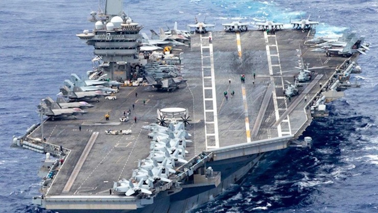 ABD, İran İHA'sını Umman Denizi'nde Vurdu!