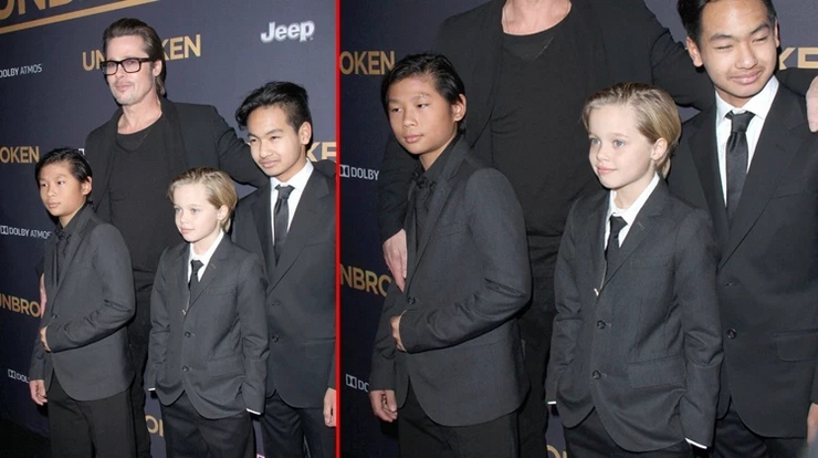 Brad Pitt Ve Çocukları Arasında Soyadı Krizi