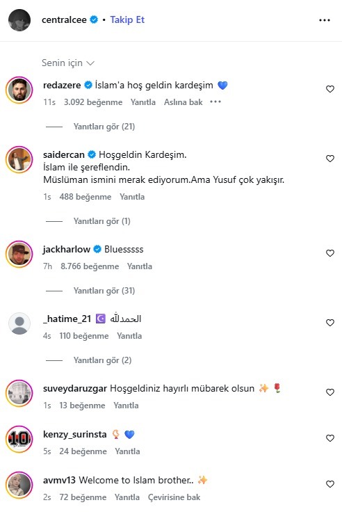 Central Cee Müslüman Oldu, Yeni İsmi Akhil