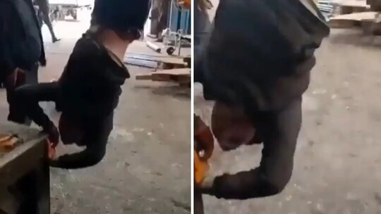 Ankara'da bir iş yerinde zihinsel engelli çalışana yapılan insanlık dışı muamele...