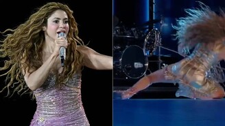 Shakira Sahnede Fena Düştü