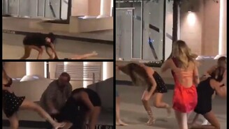 TikTok Fenomeni Hülya Mizgin Dubai’de Saç Saça Kavga Etti