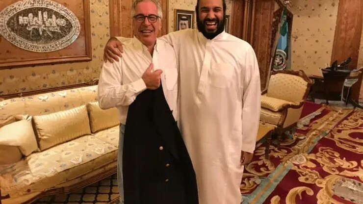 2016 yılında Jeffrey Epstein'ın, Suudi Arabistan Veliaht Prensi Muhammed bin...