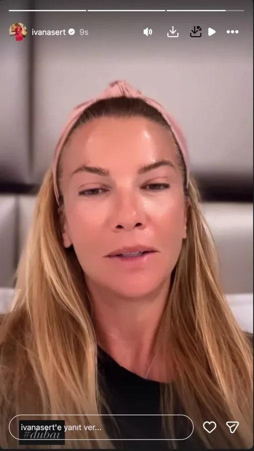 Dubai Saldırıları Sonrası Ivana Sert Oğluyla Mahsur Kaldı