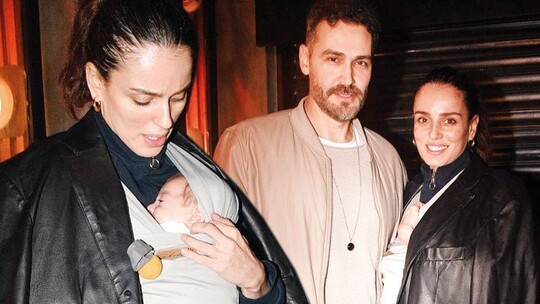 Bestemsu Özdemir, 2 aylık oğlu Sarp Marco'yu sette yanından ayırmadığını söyledi;...