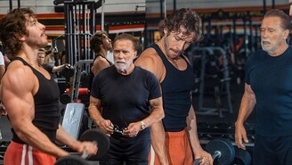 Schwarzenegger Oğlunun İlk Yarışma Hazırlığını Bizzat Yönetti