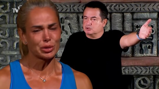 Nagihan Karadere Gözyaşlarına Hakim Olamadı Acun Sert Çıktı