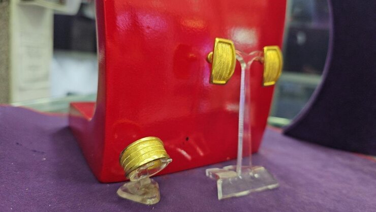 Trabzon Hasırında Altın Kaplama Gümüş Sete Düğün Sezonu İlgisi