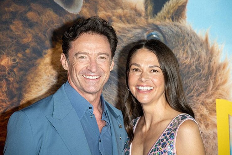 Hugh Jackman Ve Sutton Foster Kırmızı Halıda Görüntülendi