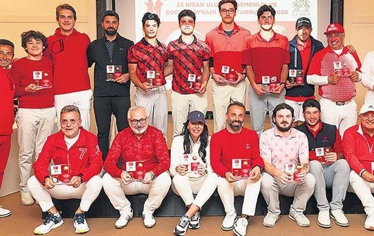 Kemer'de 23 Nisan Golf Turnuvası'nda 119 Sporcu Yarıştı