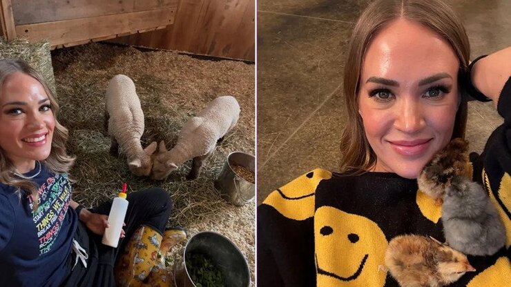 Carrie Underwood Nashville Çiftliğinde Kendi Yiyeceğini Yetiştiriyor