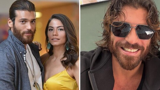 Can Yaman, İtalya'da gittiği berberde uzun süredir taşıdığı sakallarından vazgeçti;...