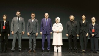 Erdoğan Bir Adam Yaratmak Filminin Galasına Katıldı