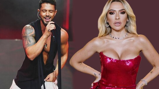 Hadise ile Murat Boz, Volkswagen Arena'daki ortak sahnede kıyafet üzerine esprili...