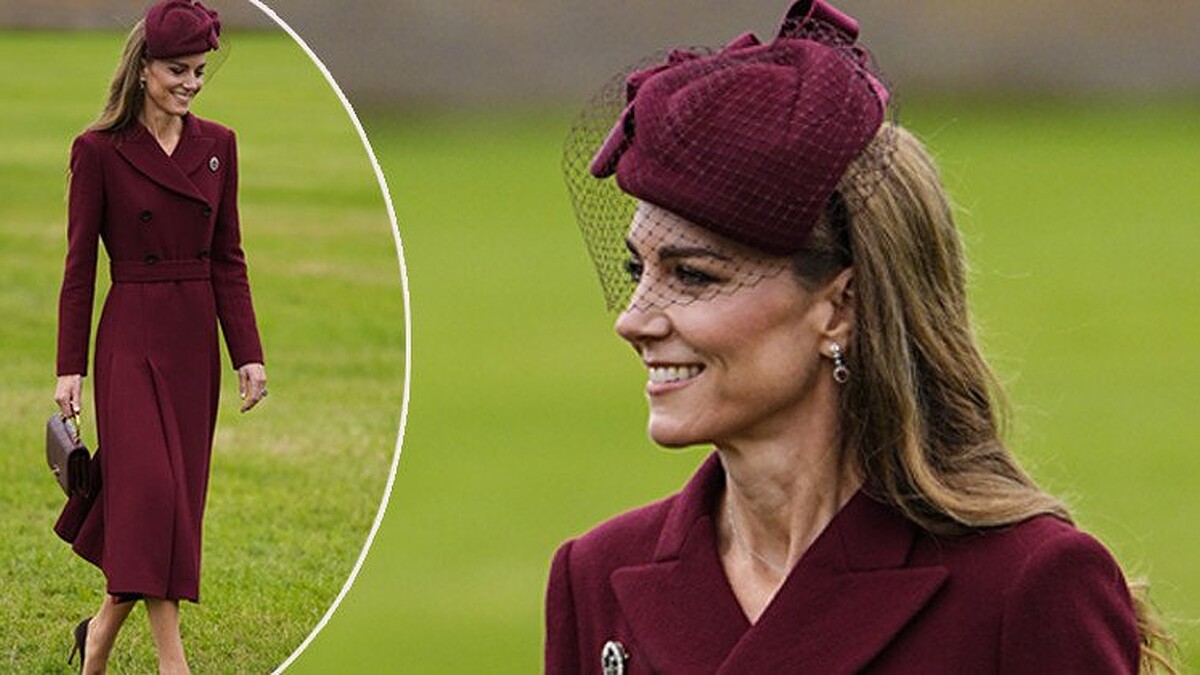 Kate Middleton Yaz Sıcağında Manto Giymek Zorunda