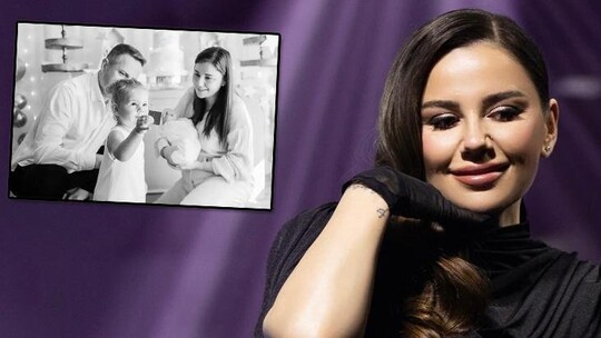 Merve Özbey, çocukları Elif Özüm ve Emir ile birlikte çekilen aile fotoğraflarını...