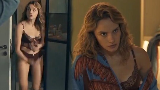 Miray Daner, Disney Plus'ın yeni dizisi Bize Bi'şey Olmaz'daki cesur sahneleriyle...