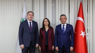 Özgür Özel DEM Parti Genel Merkezini Ziyaret Etti