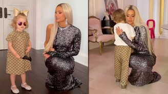 Paris Hilton Çocuklarını Binlerce Dolarlık Gucci Kıyafetle Giydirdi