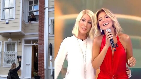 Seda Sayan, Gülşah Saraçoğlu'nun moda evindeki buluşmada camdan Gülben Ergen'e...