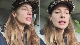 Tuba Ünsal Yağmurda Kalan Yaşlı Kadını Aracına Aldı