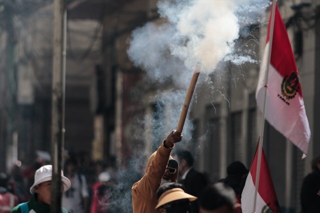 La Paz'da Hükümet Karşıtı Protestolarda 57 Kişi Gözaltına Alındı