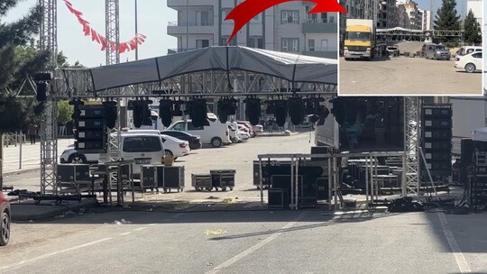 Ceylanpınar'da DEM Partili belediye tarafından planlanan bahar şöleni konseri,...