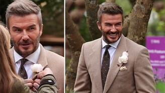 David Beckham Chelsea Çiçek Şovunda Kendi Adını Taşıyan Gülü Tanıttı