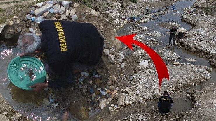 Ege'nin dere yataklarında "kırıntı madenciliği" hobisi hızla yayılıyor; Aydın,...