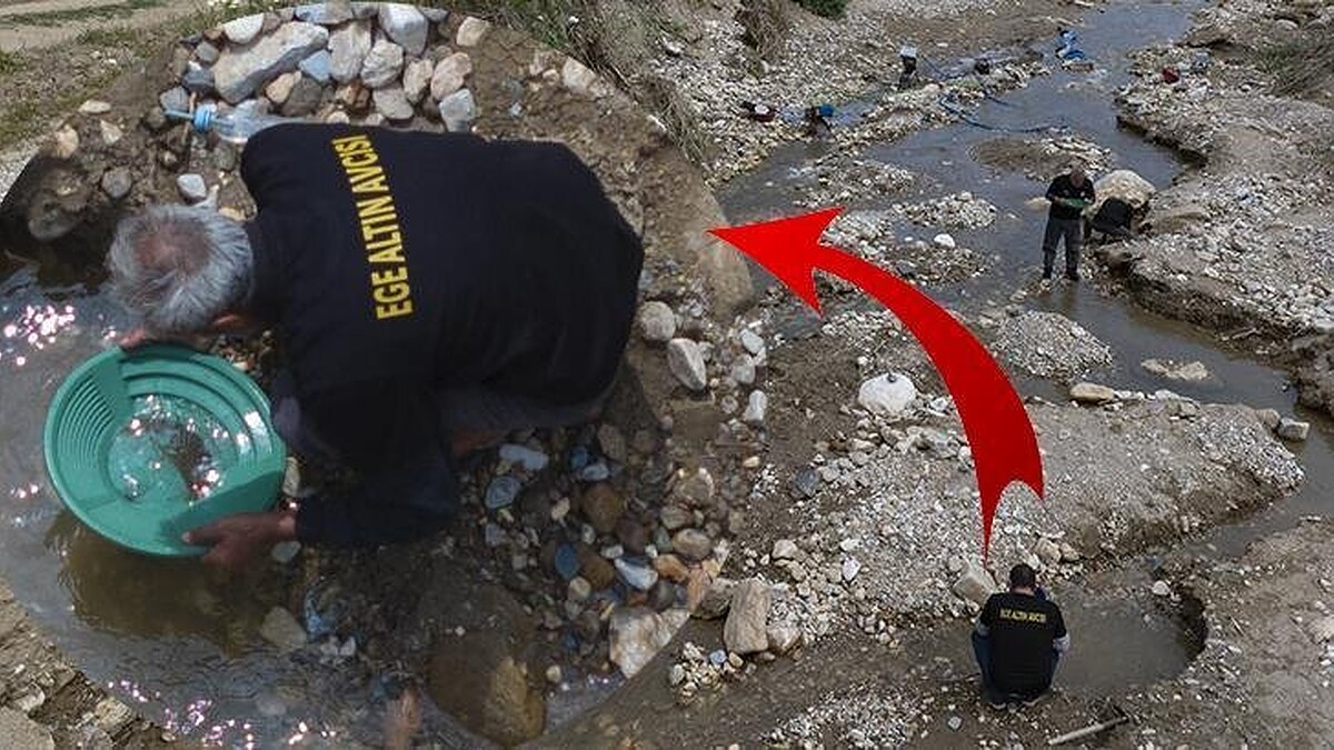 Ege Derelerinde Altın Arama Hobisi Hızla Yayılıyor