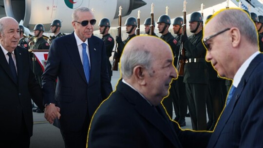 Cezayir Cumhurbaşkanı Tebbun, resmi ziyaret için Türkiye'ye geldi; Erdoğan onu...