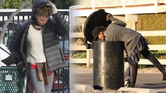 Eski Model Kimberley Willison Los Angeles Sokaklarında Çöpten Yiyecek Topluyor...