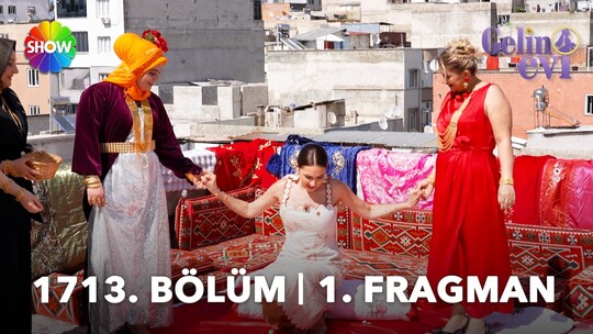 Gelin Evi'nin 1713. bölümünde Gaziantepli ev sahibi gelin, mor kadife bindallısı...
