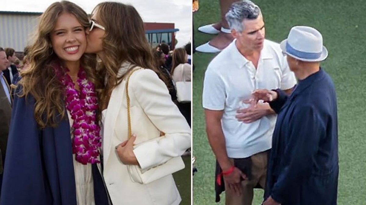 Jessica Alba Ve Cash Warren Kızlarının Mezuniyetinde Ayrı Köşelerde Oturdu