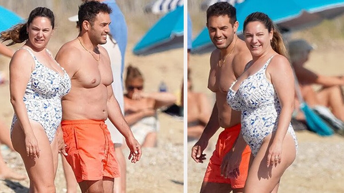 Kelly Brook Kocasıyla 11. Yıldönümünü St Tropez'de Kutladı