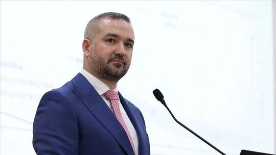 TCMB Başkanı Fatih Karahan, İstanbul Finans Merkezi'nde Enflasyon Raporu 2026-II'yi...